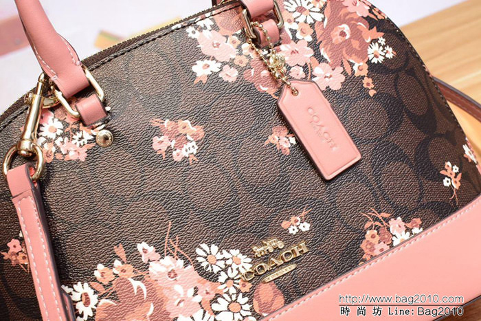 COACH蔻馳 貝殼包 印花系列 秋天不枯燥 31968 手提斜挎包  Chz1407